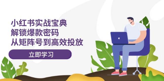 小红书实战宝典：解锁爆款密码，从矩阵号到高效投放-云峥科技网