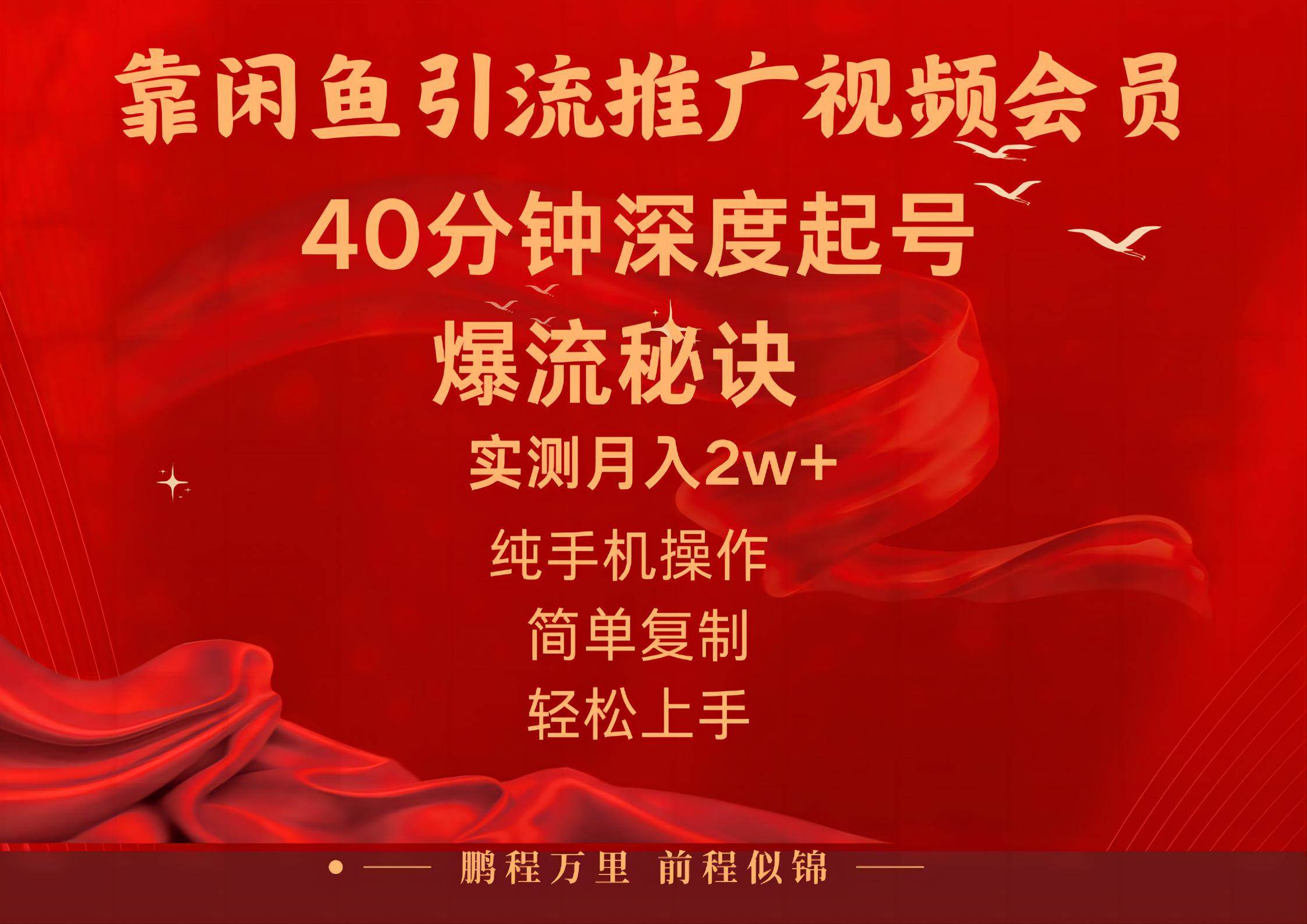 闲鱼暴力引流推广视频会员，能做到日入2W+，操作简单-云峥科技网