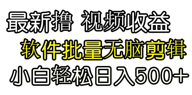 发视频撸收益，软件无脑批量剪辑，第一天发第二天就有钱-云峥科技网