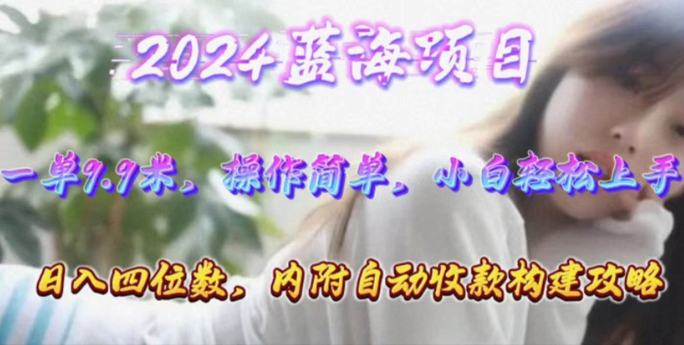 年轻群体的蓝海市场，1单9.9元，操作简单，小白轻松上手，日入四位数-云峥科技网