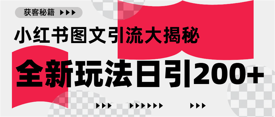 小红书图文引流，只需一张图片即可撬动百万流量，日引200+创业粉-云峥科技网