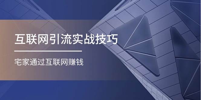 互联网引流实操技巧(适合微商，吸引宝妈)，宅家通过互联网赚钱（17节）-云峥科技网