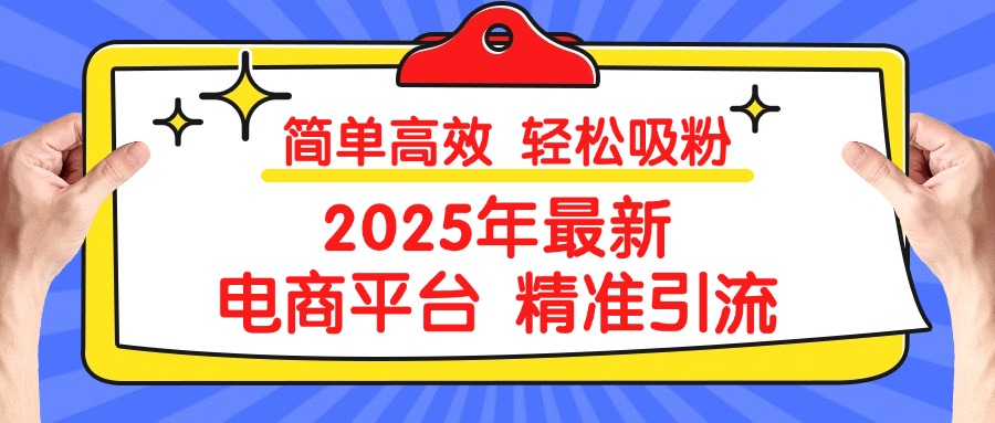 2025年最新电商平台精准引流 简单高效 轻松吸粉-云峥科技网