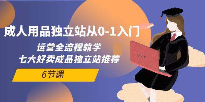 成人用品独立站从0-1入门，运营全流程教学，七大好卖成品独立站推荐-6节课-云峥科技网