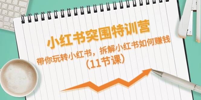 小红书突围特训营，带你玩转小红书，拆解小红书如何赚钱（11节课）-云峥科技网