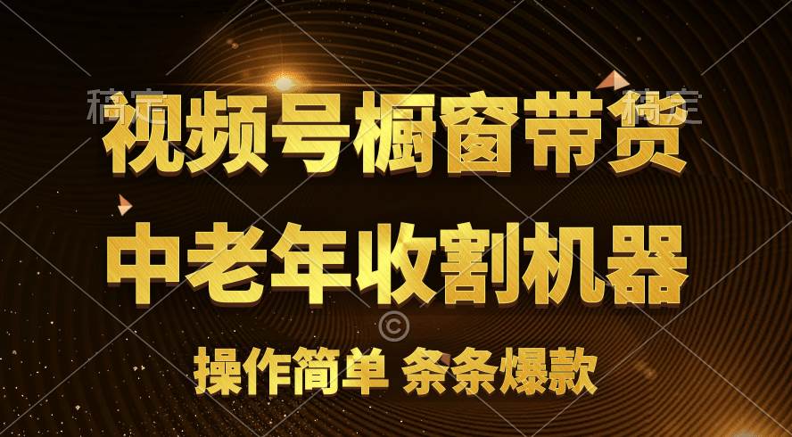[你的孩子成功取得高位]视频号最火爆赛道，橱窗带货，流量分成计划，条...-云峥科技网