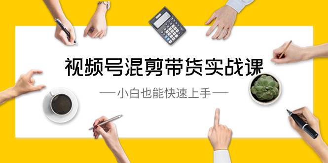 视频号-混剪带货实战课，小白也能快速上手（10节课）-云峥科技网