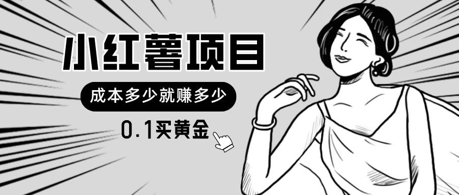 小红薯暴力项目，0.1买黄金。操作简单，日入无上限，可无限扩大。-云峥科技网