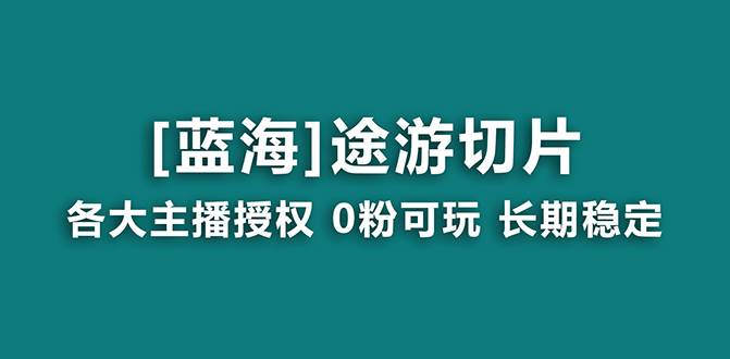抖音途游切片，龙年第一个蓝海项目，提供授权和素材，长期稳定，月入过万-云峥科技网