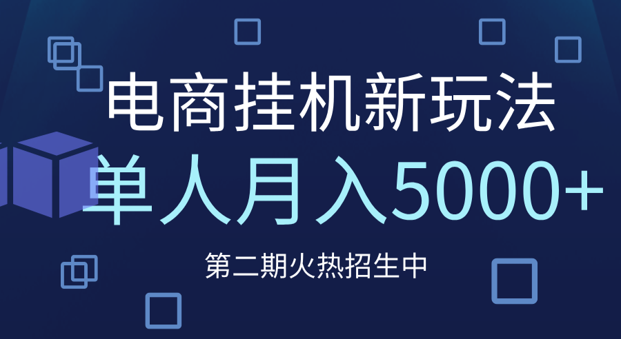 电商平台挂机新玩法，单人月入5000+攻略-云峥科技网