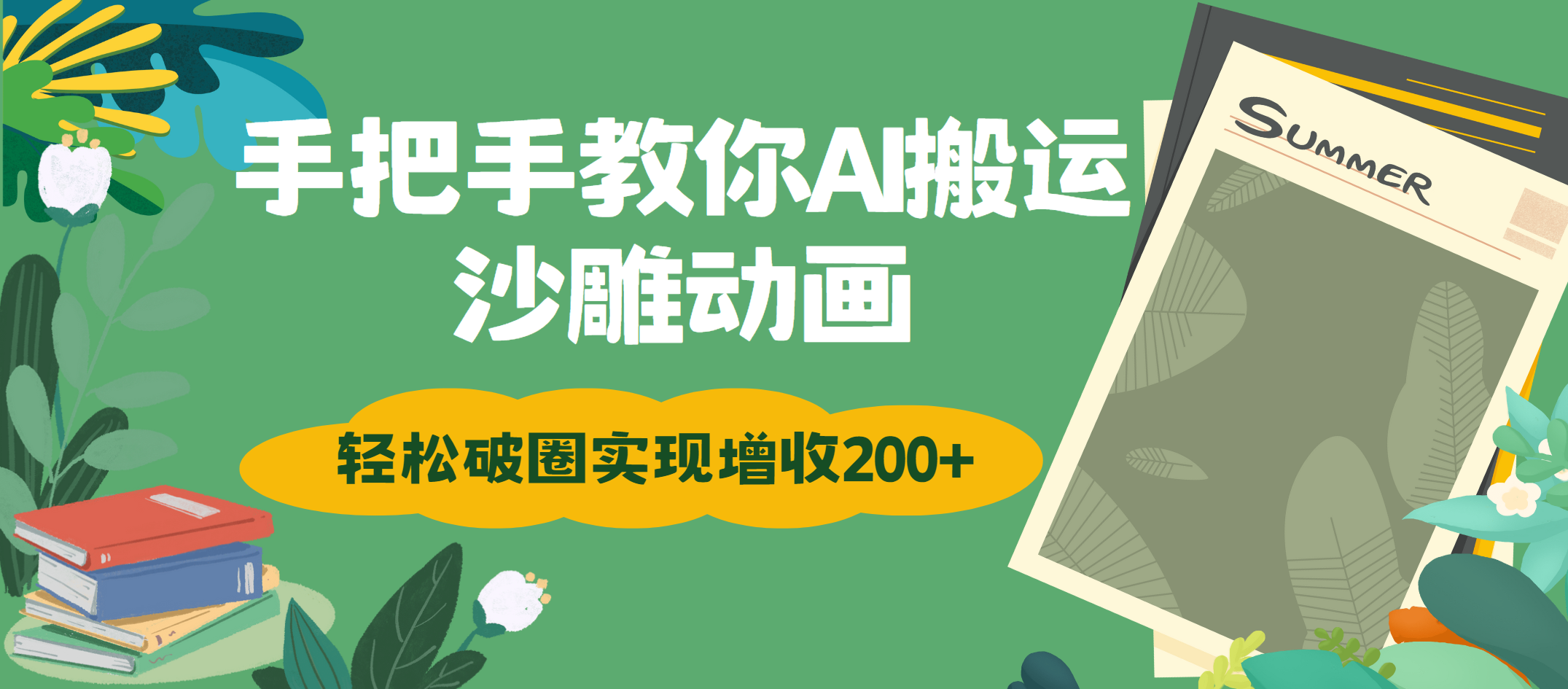 手把手教你用AI搬运沙雕动画轻松破圈实现增收200+-云峥科技网